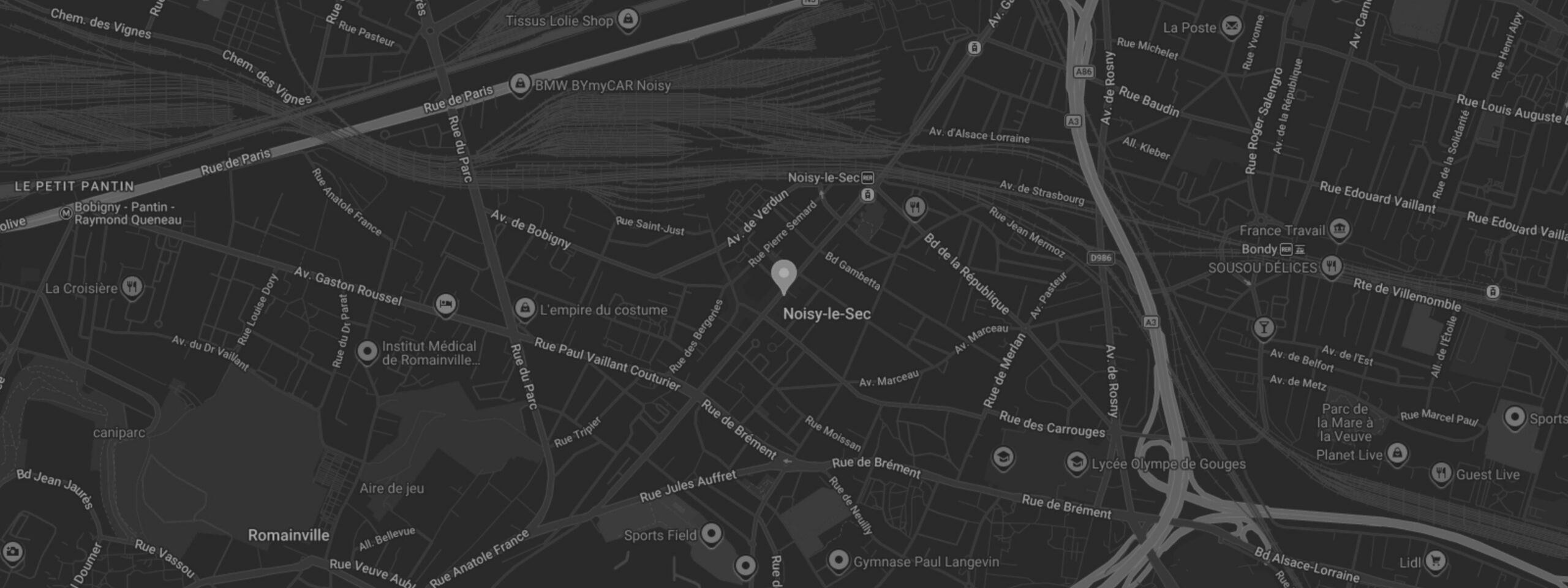 Plan d’accès : NEOVA, 74 bis rue Jean Jaurès, 93130 Noisy-le-Sec